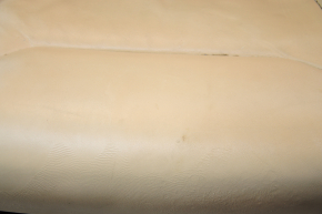 Driver's seat Tesla Model X 16-21 leather beige, with airbag, electric, heated, scratches, worn leather