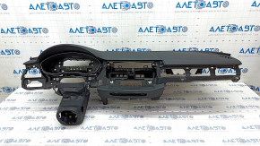 Torpedo front panel with AIRBAG Audi A4 B9 17- black, without projection, with tweeters