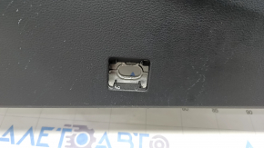 Console central armrest Audi A4 B9 17-19 black, leather, beige armrest, scratches, missing plugs