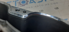 Cup holders of the central console Hyundai Sonata 11-15 minor scratches, pokes on chrome