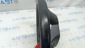 Naked steering wheel Mazda 6 13-21 leather black, gray insert, worn