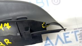 Seat belt guide rear right Audi A4 B9 17- black, broken