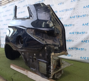 Quarter wing rear left Infiniti JX35 QX60 13-15 pre-rest black, pokes