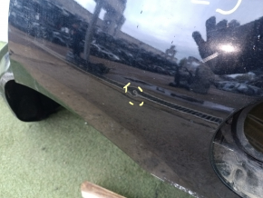 Quarter wing rear left Infiniti JX35 QX60 13-15 pre-rest black, pokes