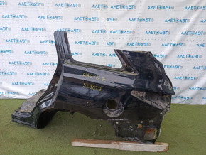 Quarter wing rear left Infiniti JX35 QX60 13-15 pre-rest black, pokes