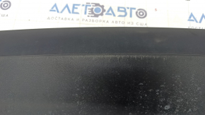 Rear bumper lip without molding Audi A4 B9 17-19 for 2 pipes, structure, scratches, broken fastening, dented