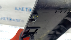 Center pillar trim lower left Mazda 6 13-21 type 1 black, plastic turned white, cracked mount