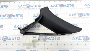 Right rear window trim Audi A4 B9 17 - black, scratch, broken fasteners