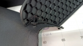 Right rear window trim Audi A4 B9 17 - black, scratch, broken fasteners
