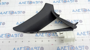 Rear window trim left Audi A4 B9 17 - black, scratch, broken fasteners