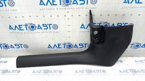 Door sill trim, front, left, inner, Audi A4 B9 17 - black, scratches