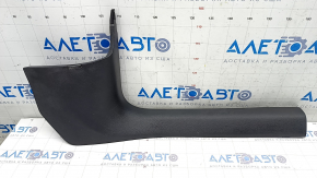 Door sill trim, front, right, inner, Audi A4 B9 17 - black, scratches, broken mount