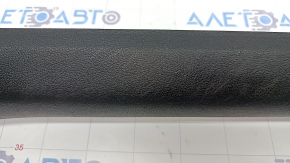 Door sill trim, front, right, inner, Audi A4 B9 17 - black, scratches, broken mount