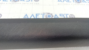 Door sill trim, front, right, inner, Audi A4 B9 17 - black, scratches, broken mount