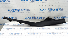 Door sill trim inner rear right Audi A4 B9 17- black, scratches