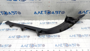 Door sill trim inner rear left Audi A4 B9 17- black, scratches