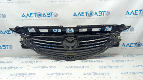 Radiator grill Mazda 6 13-17 complete with badge, chrome, sand on chrome