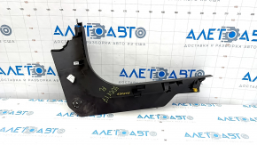 Door sill trim front left Fiat 500X 16-18 black, without plug