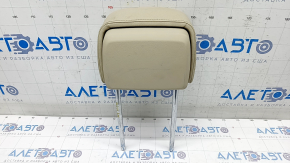 Headrest front left A4 B9 17-19 leather, beige, for cleaning