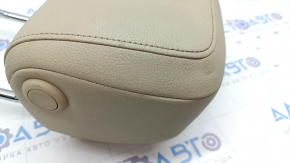 Headrest front left A4 B9 17-19 leather, beige, for cleaning