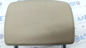 Headrest front left A4 B9 17-19 leather, beige, for cleaning