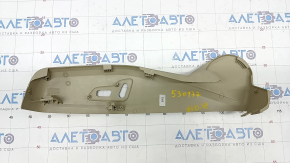 Side trim passenger seat right Audi A4 B9 17-19 beige, scratches
