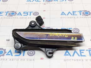 Door handle outer rear right Tesla Model X 16-21 chrome, minor scratches