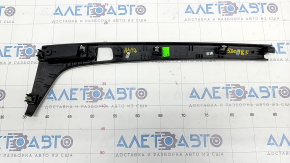 Center console trim Audi A4 B9 17-19 aluminum, butts