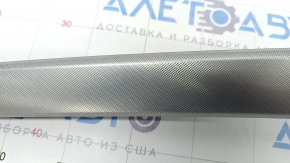 Center console trim Audi A4 B9 17-19 aluminum, butts