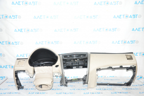 Torpedo front panel without AIRBAG Nissan Altima 13-18 beige, for cleaning