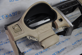 Torpedo front panel without AIRBAG Nissan Altima 13-18 beige, for cleaning