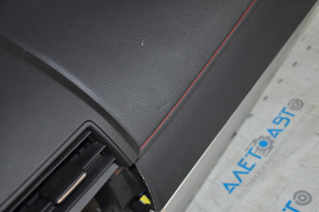 Torpedo front panel without AIRBAG Toyota Camry v55 15-17 usa red stitching, pressed, worn steering wheel pad