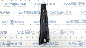 Door trim side rear right Audi A4 B9 17- front, black gloss, scratch