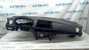 Torpedo front panel with AIRBAG Mazda 6 13-15 prerest, black, scratch