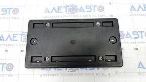 Audi A4 B9 17-18 trunk lid license plate frame broken mount