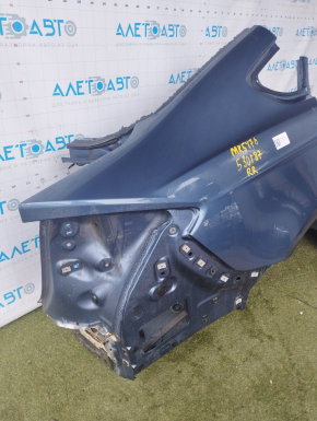 Quarter wing rear right Ford Fusion mk5 13-20 blue, pokes
