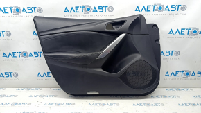 Door trim card front left Mazda 6 13-15 Sport black, armrest swelled, scratches