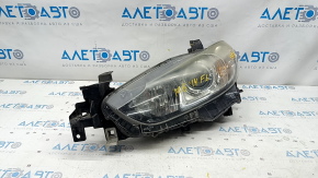 Headlight front left Mazda 6 13-17 bare usa halogen, for polishing, sand, breakage crepe