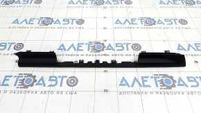 Front panel trim central Audi A4 B9 17- black, scratch