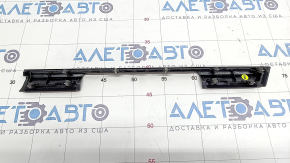 Front panel trim central Audi A4 B9 17- black, scratch