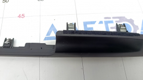 Front panel trim central Audi A4 B9 17- black, scratch