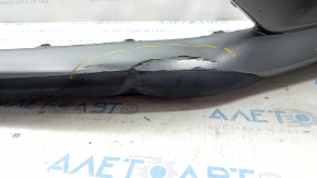 Front bare bumper Mazda 6 13-17 without washers and parking sensors, silver, putty, broken, fastened, pressed, cracks