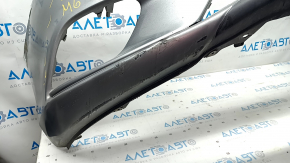 Front bare bumper Mazda 6 13-17 without washers and parking sensors, silver, putty, broken, fastened, pressed, cracks