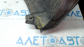 Front bare bumper Mazda 6 13-17 without washers and parking sensors, silver, putty, broken, fastened, pressed, cracks
