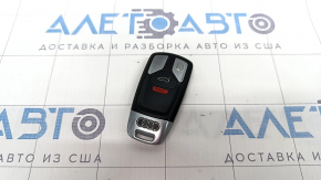 Key smart Audi A4 B9 17- type 1, 4 buttons, worn, scratches, bumps