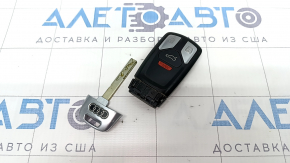 Key smart Audi A4 B9 17- type 1, 4 buttons, worn, scratches, bumps