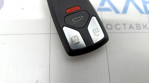 Key smart Audi A4 B9 17- type 1, 4 buttons, worn, scratches, bumps