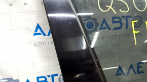 Door assembly front right Infiniti Q50 14- white QAA, scratches on the trim