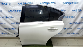 Door assembly rear left Infiniti Q50 14- white QAA