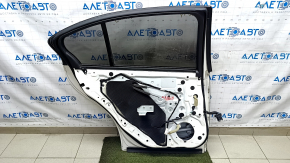 Door assembly rear left Infiniti Q50 14- white QAA